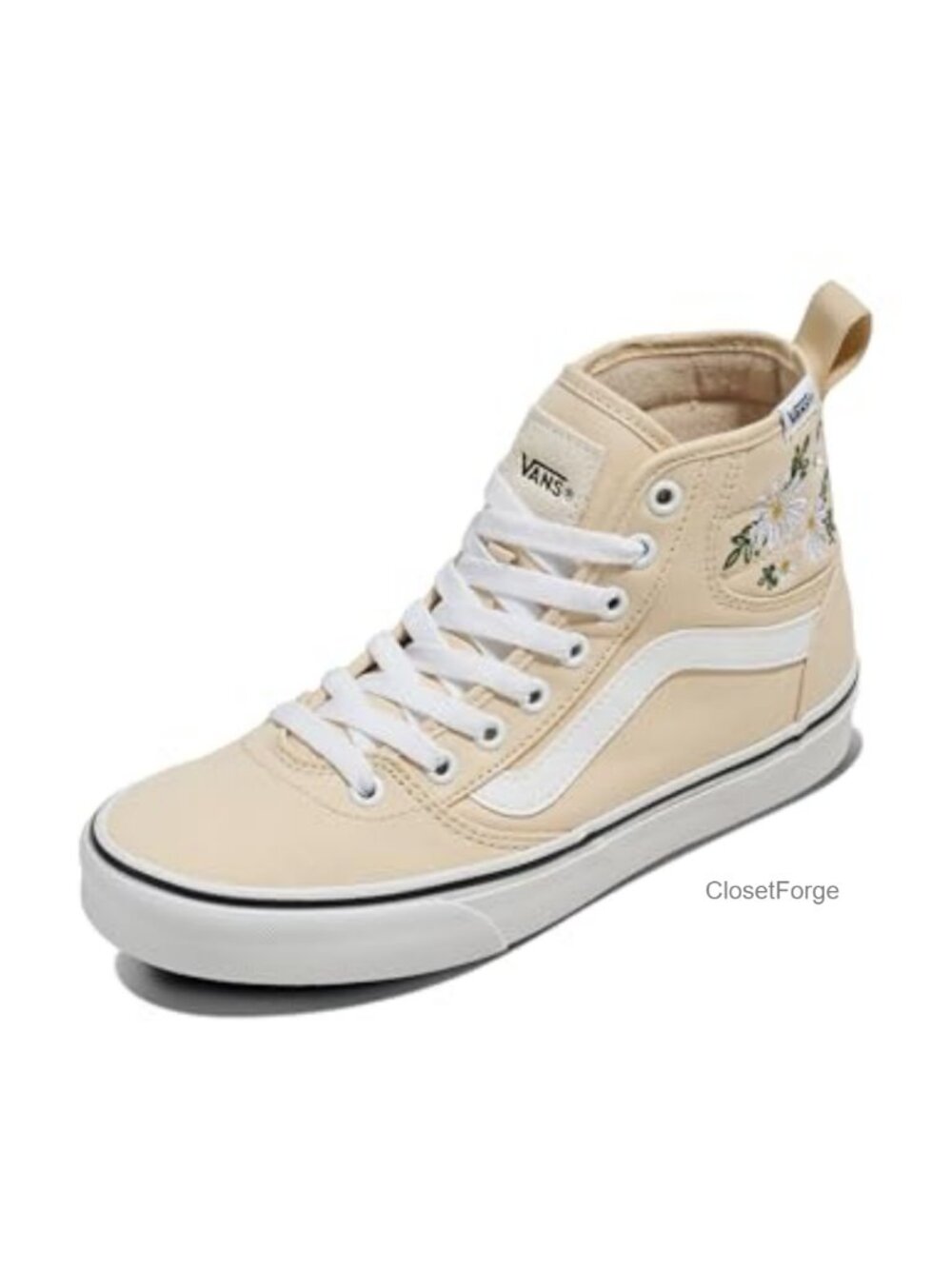 High-Top Canvas Skate Sneakers with Padded Collar and Reinforced Toe